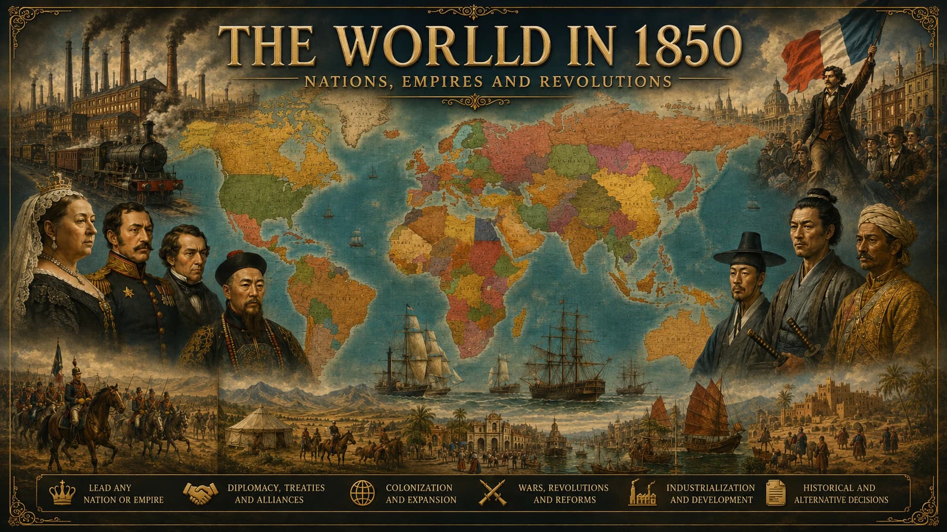 Affiche du jeu The World In 1850
