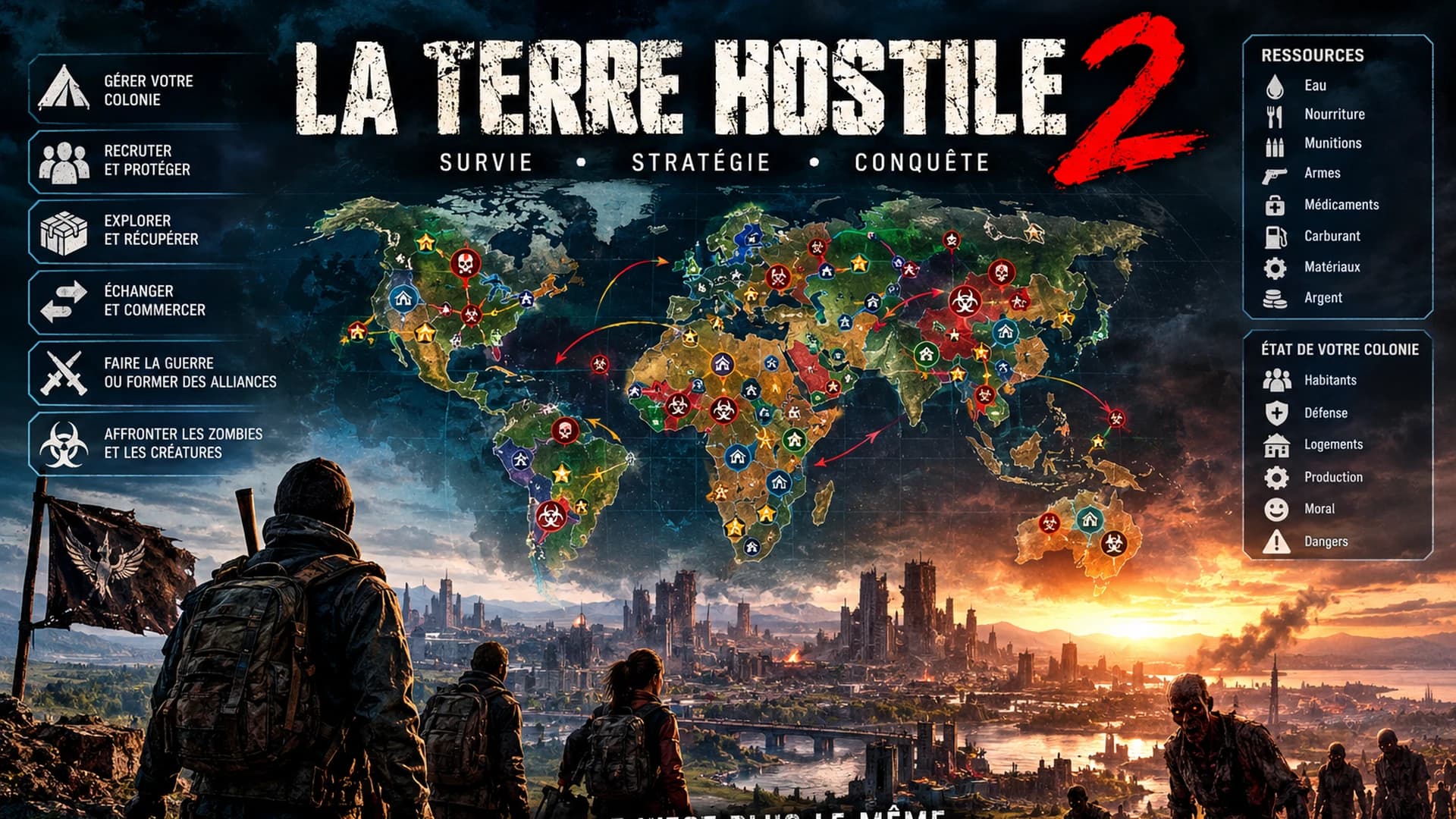 La Terre hostile 2 game poster