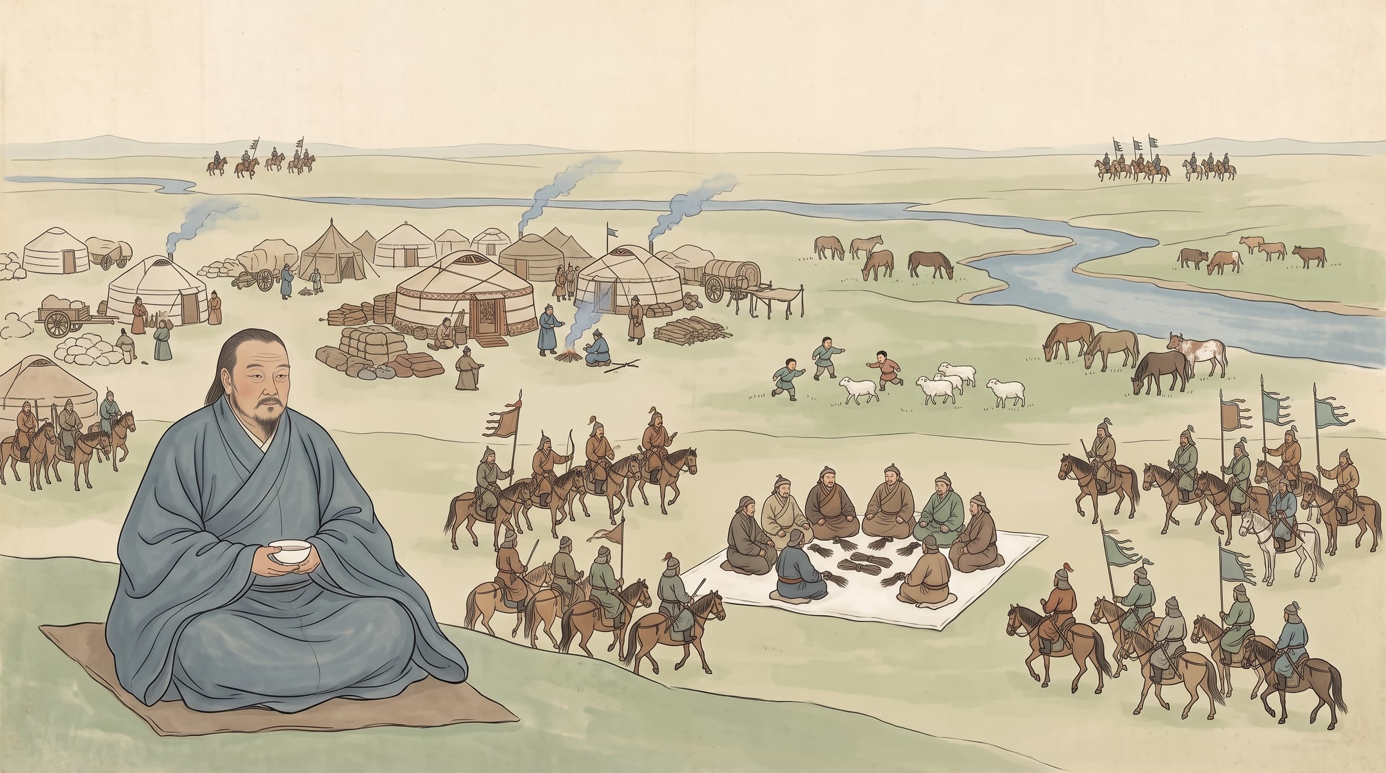 Affiche du jeu Mongol Conquest, 1206