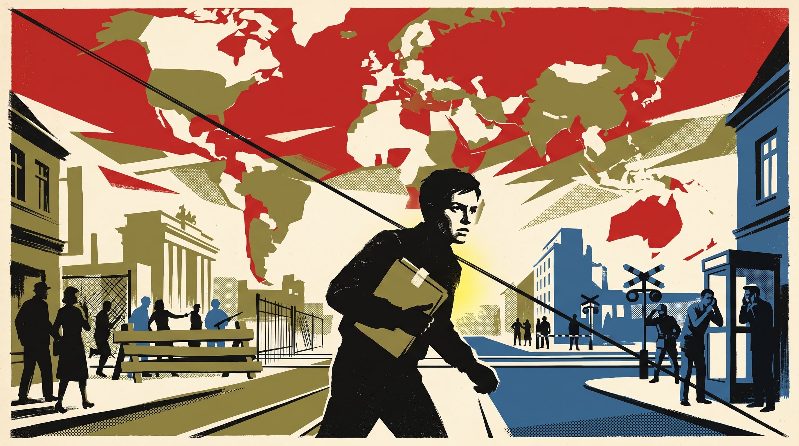 Póster del juego Cold War World — Influence, August 1961